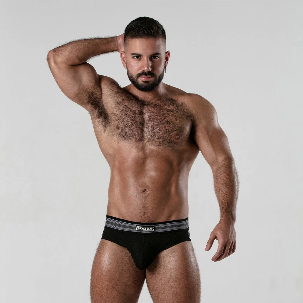 Locker Gear Ribbed Cotton Jockbrief LK0123 - Image 10