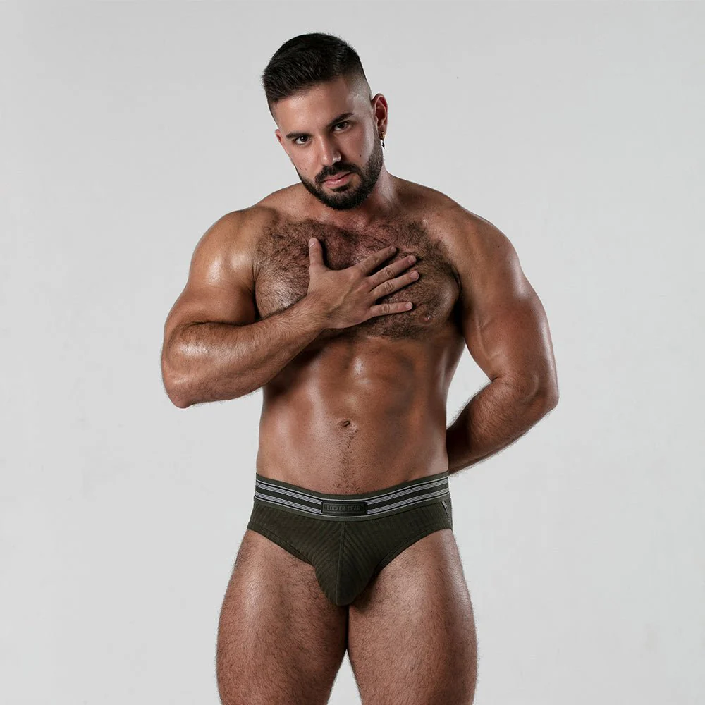 Locker Gear Ribbed Cotton Jockbrief LK0123 - Image 7