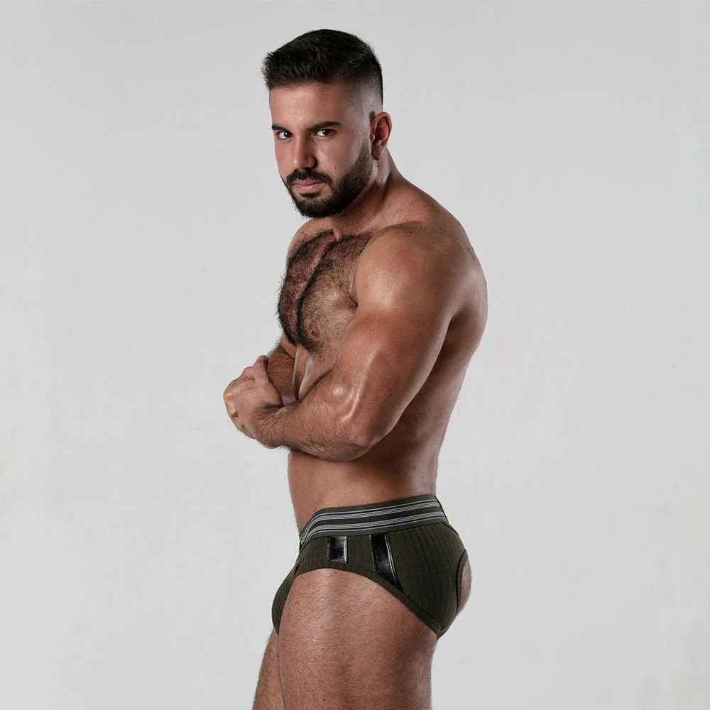 Locker Gear Ribbed Cotton Jockbrief LK0123 - Image 9