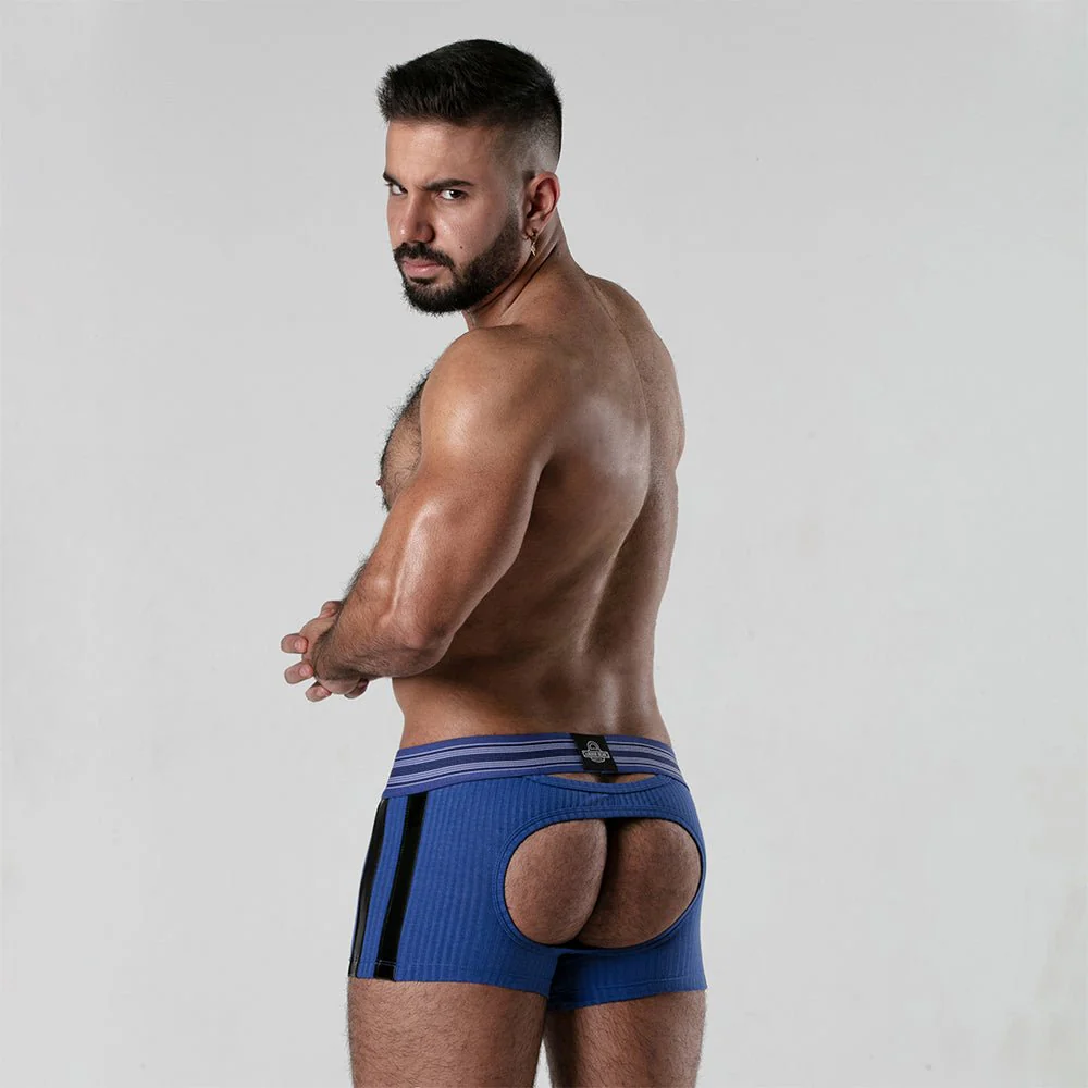 Locker Gear Ribbed Cotton Open-Rear Boxer LK0124 - Image 2