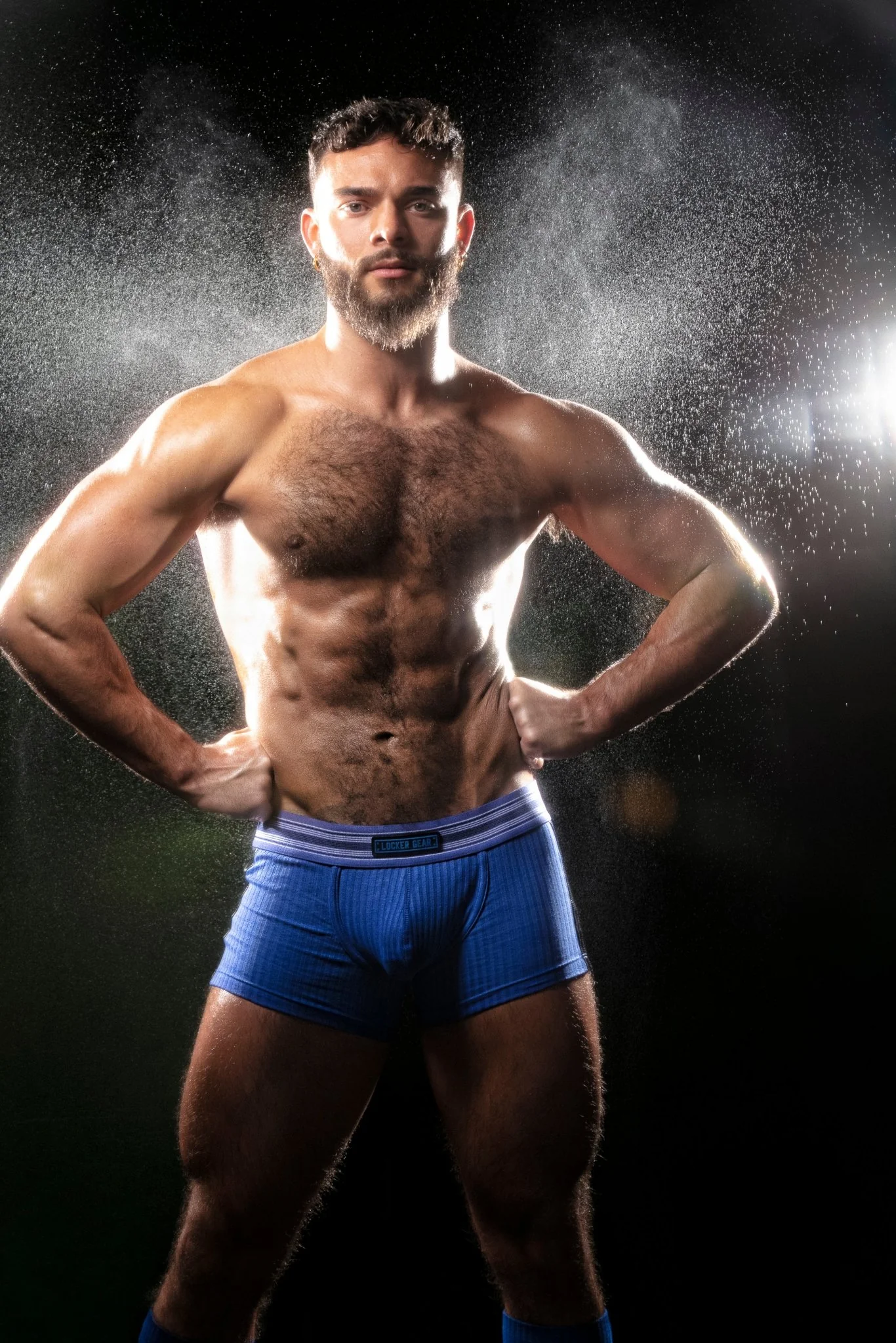 Locker Gear Ribbed Cotton Open-Rear Boxer LK0124 - Image 4