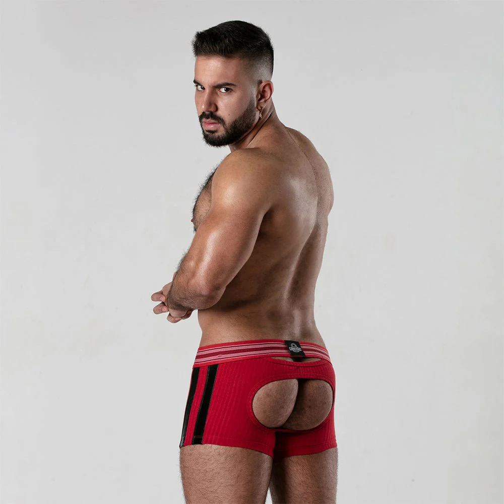 Locker Gear Ribbed Cotton Open-Rear Boxer LK0124 - Image 7