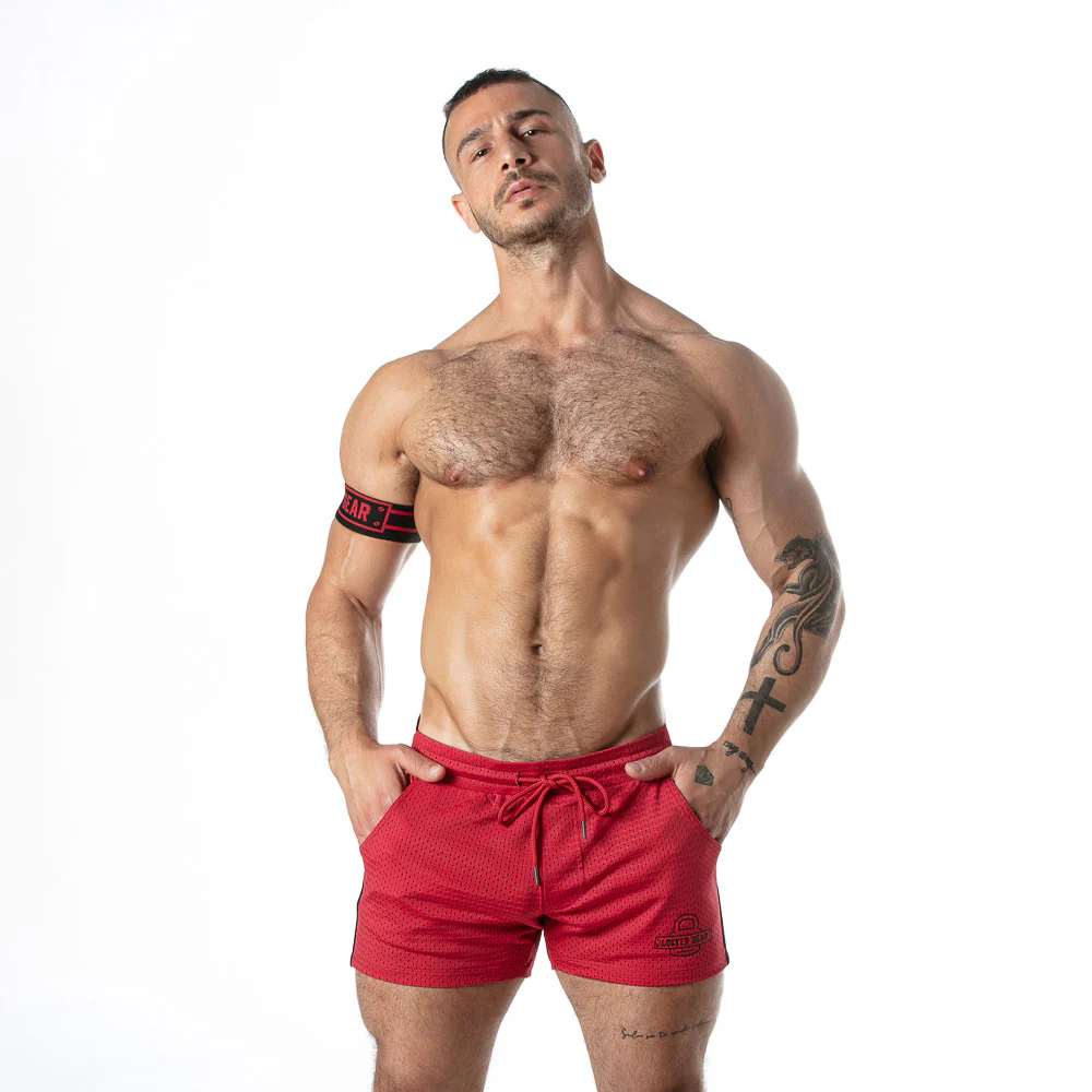 Locker Gear Sport Mesh Shorts with Hidden Rear Zipper and Arm Band - Image 5
