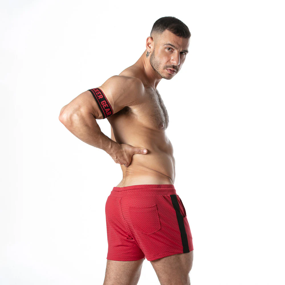 Locker Gear Sport Mesh Shorts with Hidden Rear Zipper and Arm Band - Image 8