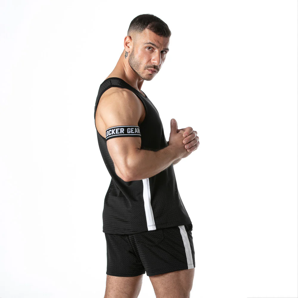 Locker Gear Sport Mesh Tank Top with Arm Band - Image 11