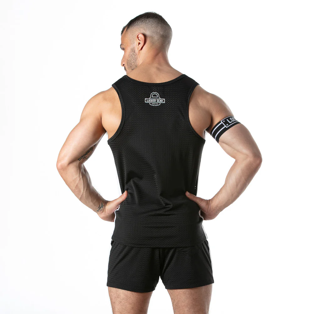 Locker Gear Sport Mesh Tank Top with Arm Band - Image 13