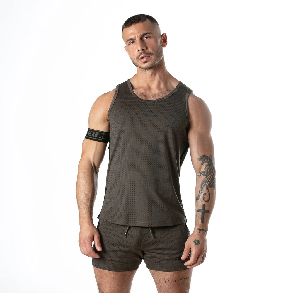 Locker Gear Sport Mesh Tank Top with Arm Band - Image 14