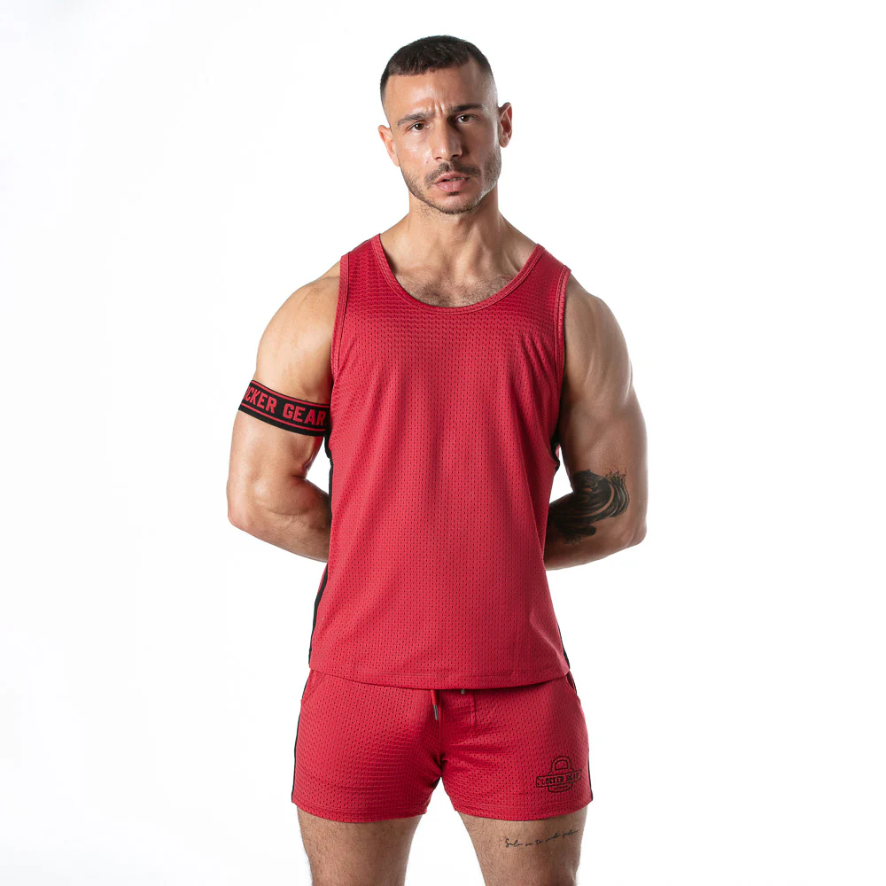 Locker Gear Sport Mesh Tank Top with Arm Band - Image 4