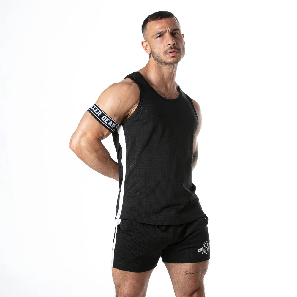 Locker Gear Sport Mesh Tank Top with Arm Band - Image 9