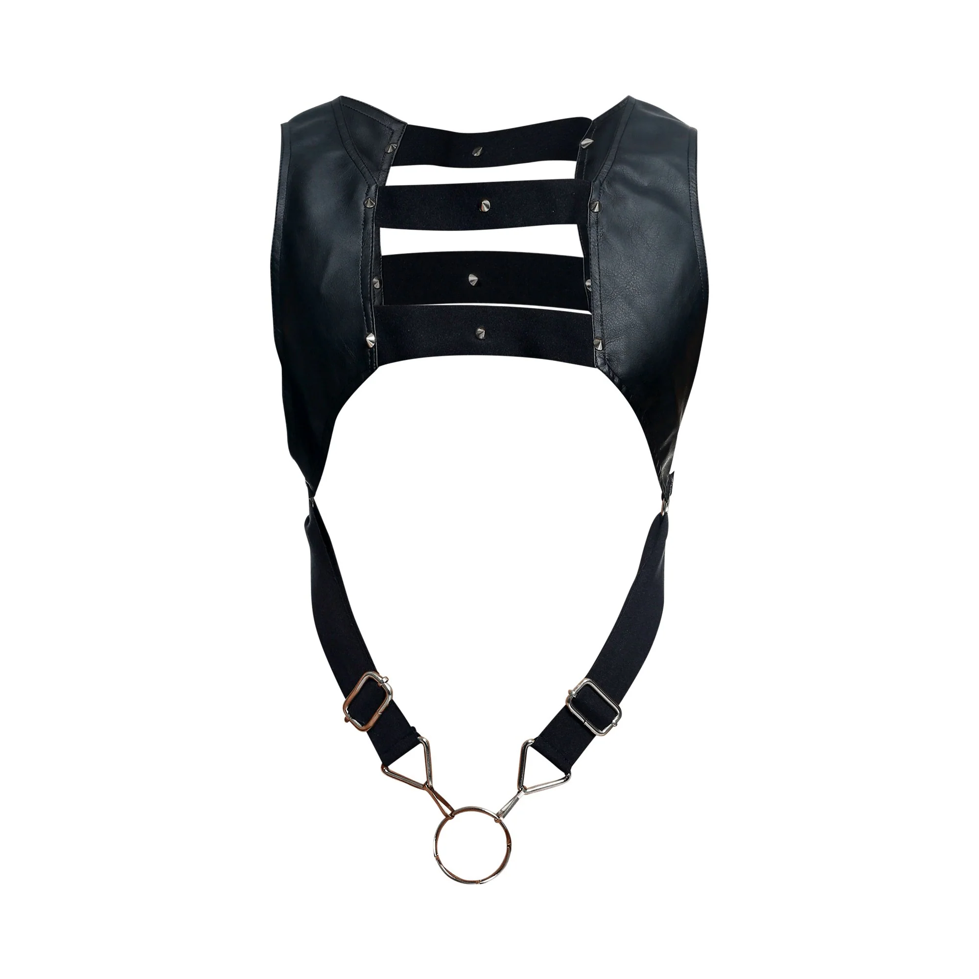 Male Basics Crop Top C-Ring Harness - Image 3