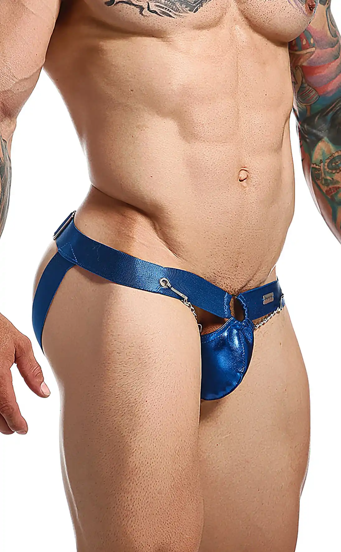 Male Basics Dungeon Chain Jockstrap - Image 8