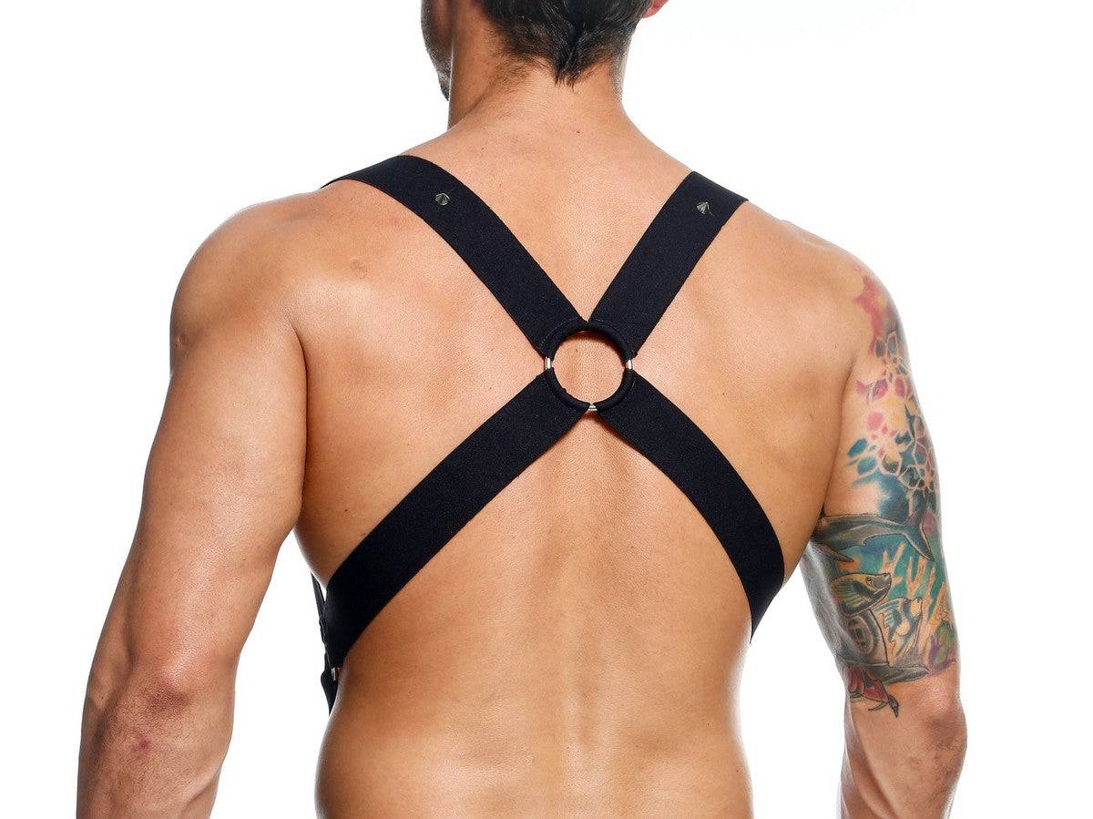 Male Basics Dungeon Cross Back Shoulder Harness - Image 7