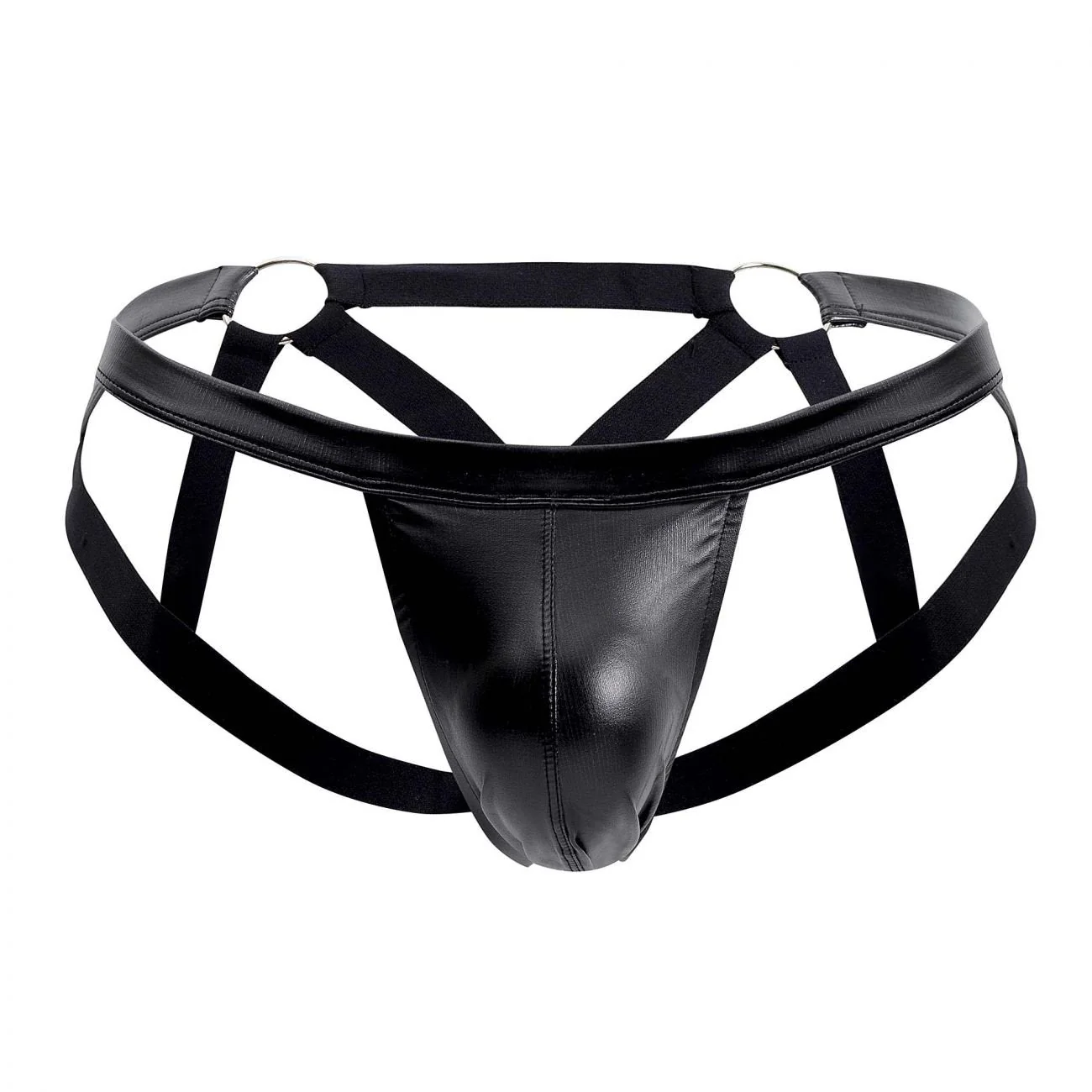 Male Power 352-261 Cage Matte Strappy Ring Jock - Image 3