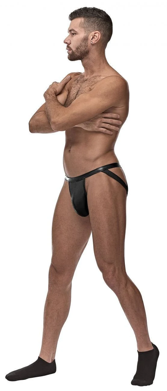 Male Power 352-261 Cage Matte Strappy Ring Jock - Image 5