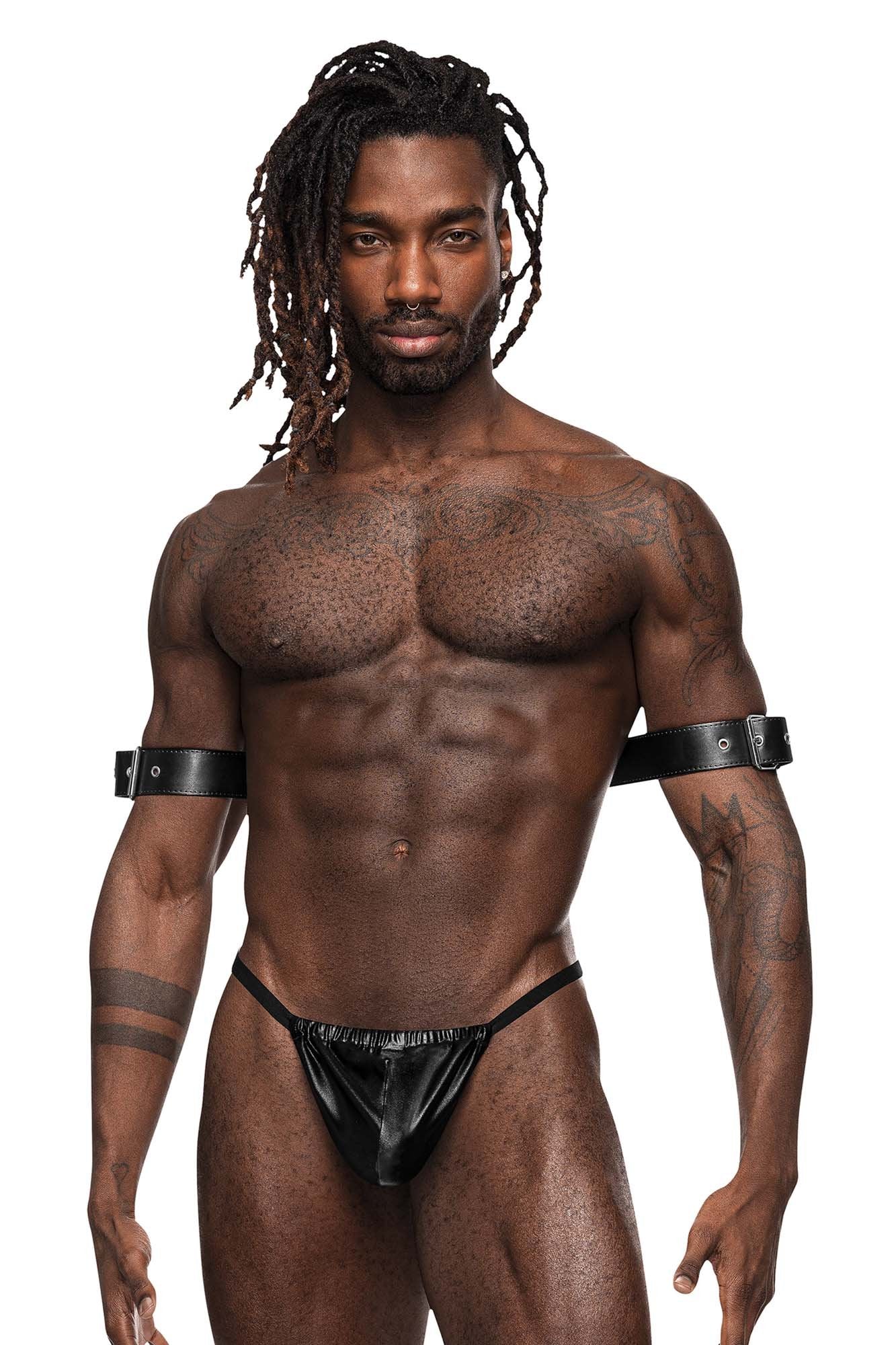 Male Power 510-266 Leather Pisces Bondage Harness Color Black - Image 2