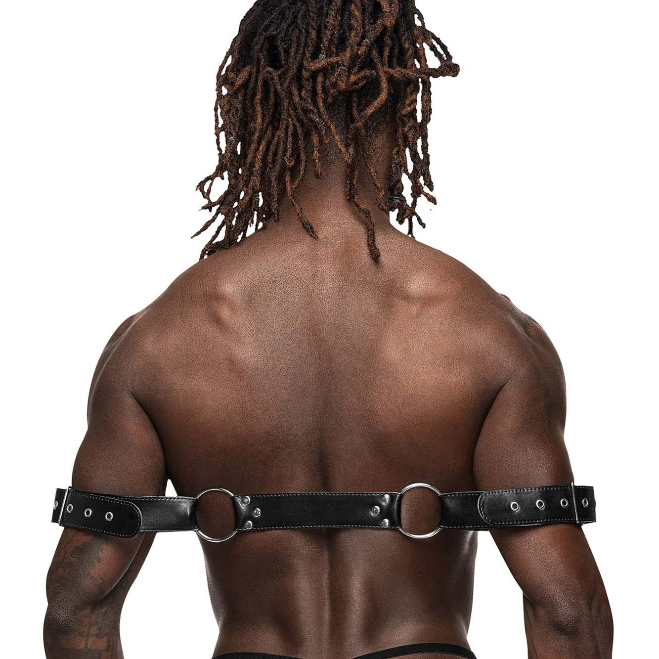 Male Power 510-266 Leather Pisces Bondage Harness Color Black - Image 4