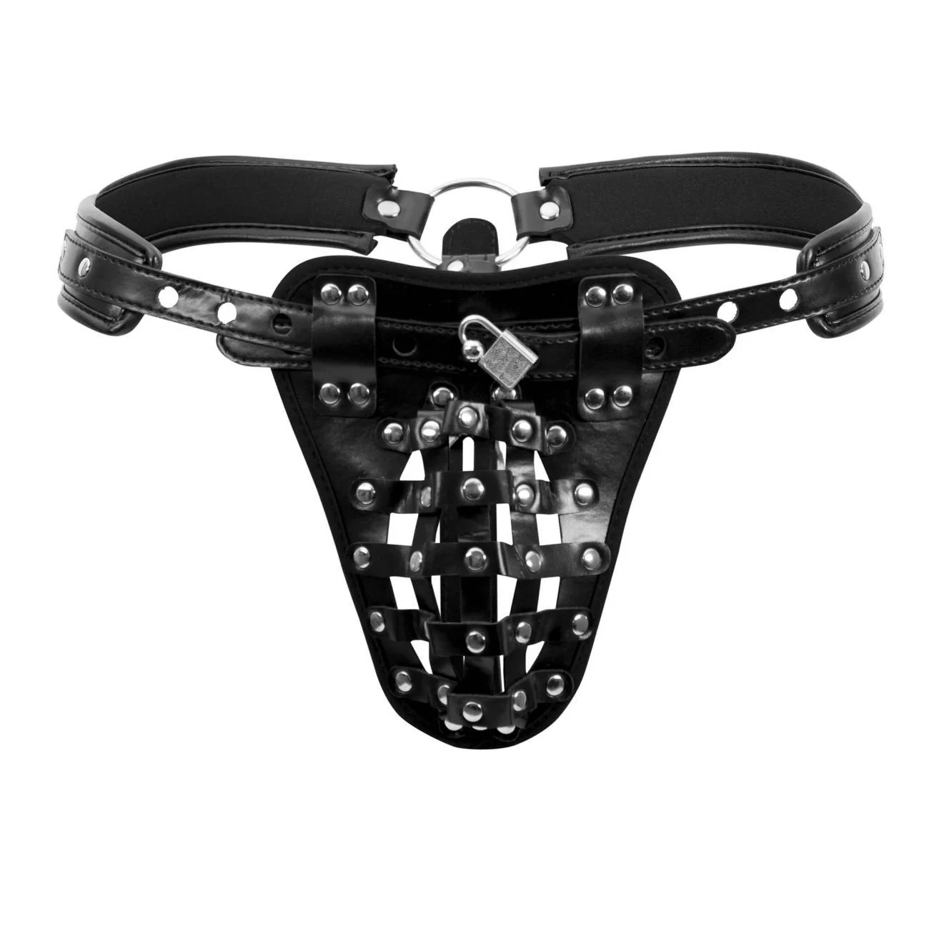 Male Power 542-266 Leather Taurs Thong - Image 2
