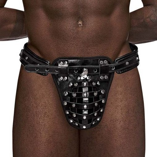 Male Power 542-266 Leather Taurs Thong - Image 3