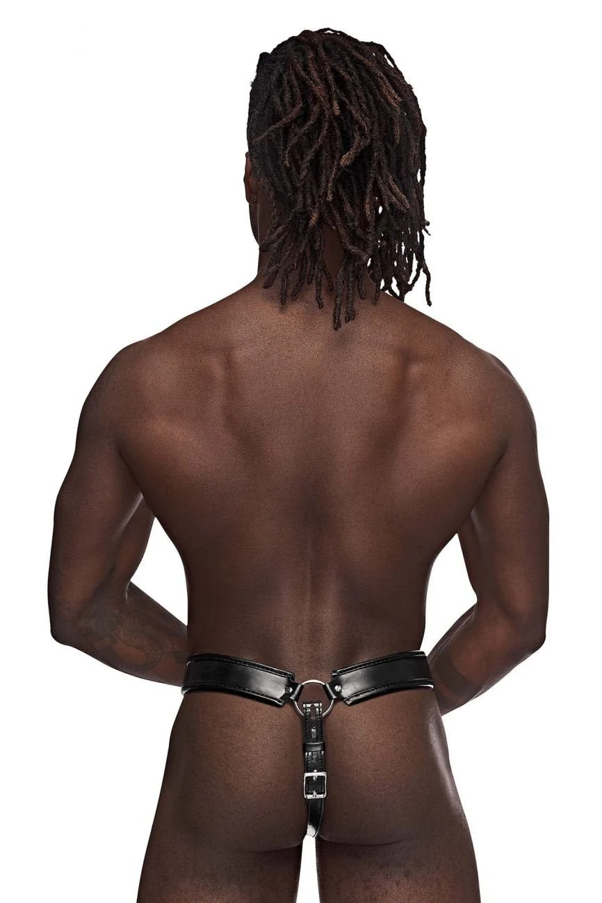 Male Power 542-266 Leather Taurs Thong - Image 4