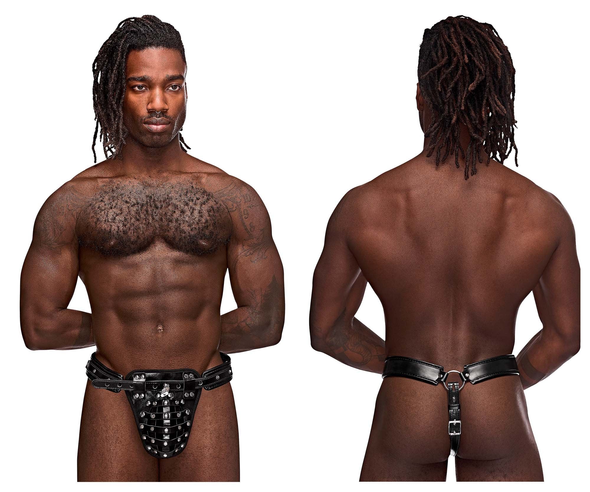 Male Power 542-266 Leather Taurs Thong - Image 5