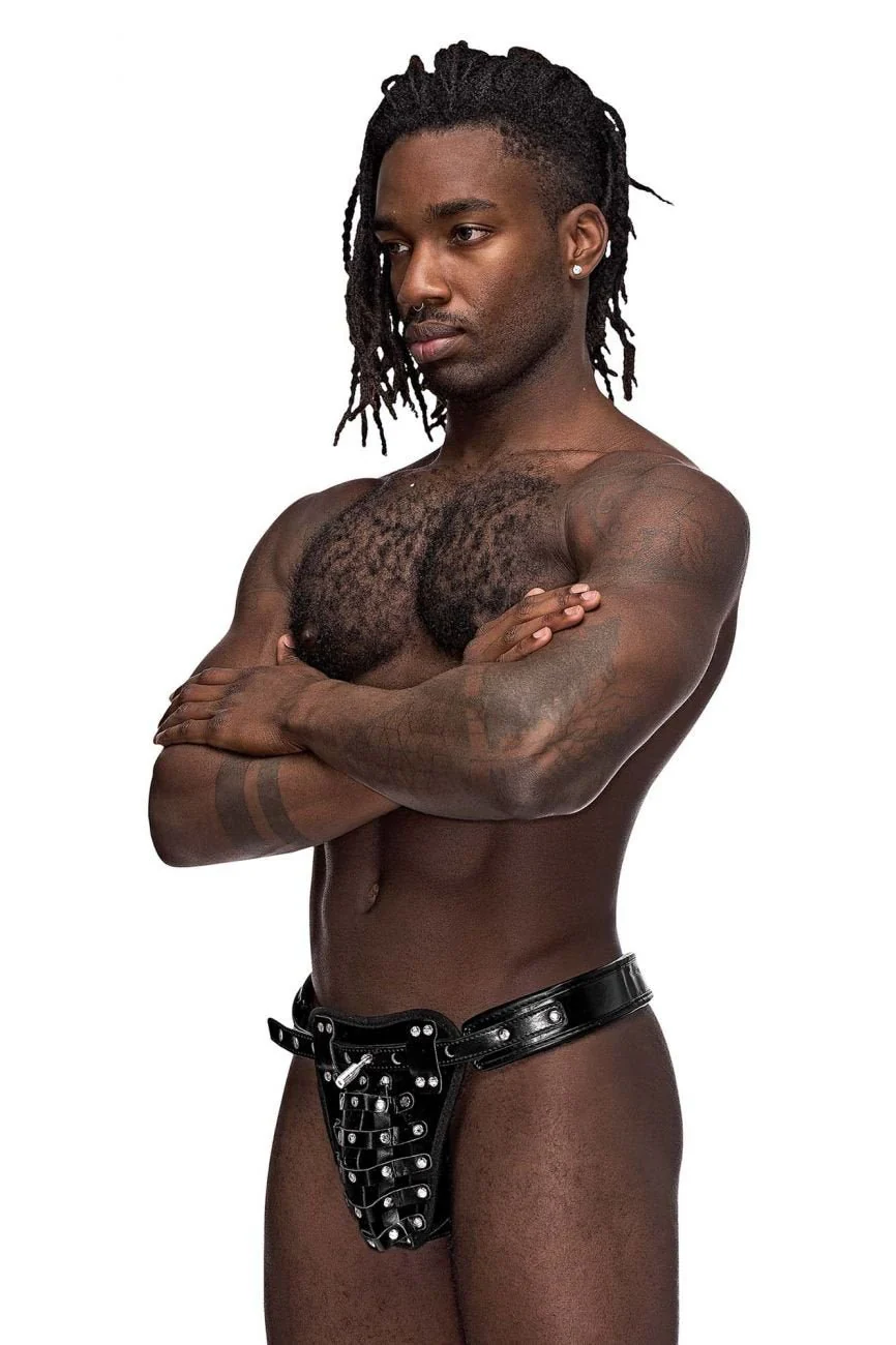 Male Power 542-266 Leather Taurs Thong - Image 6