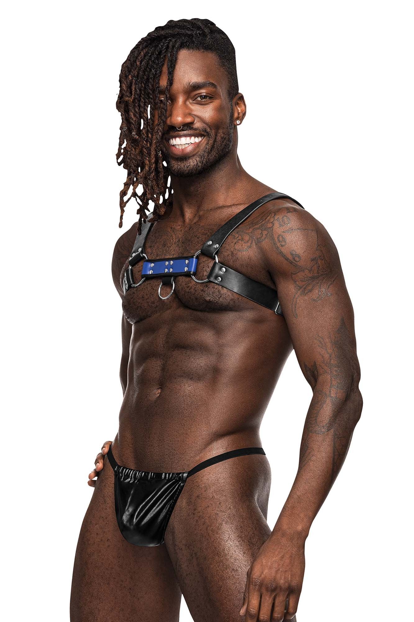 Male Power 590-266 Leather Aries Harness - Image 6