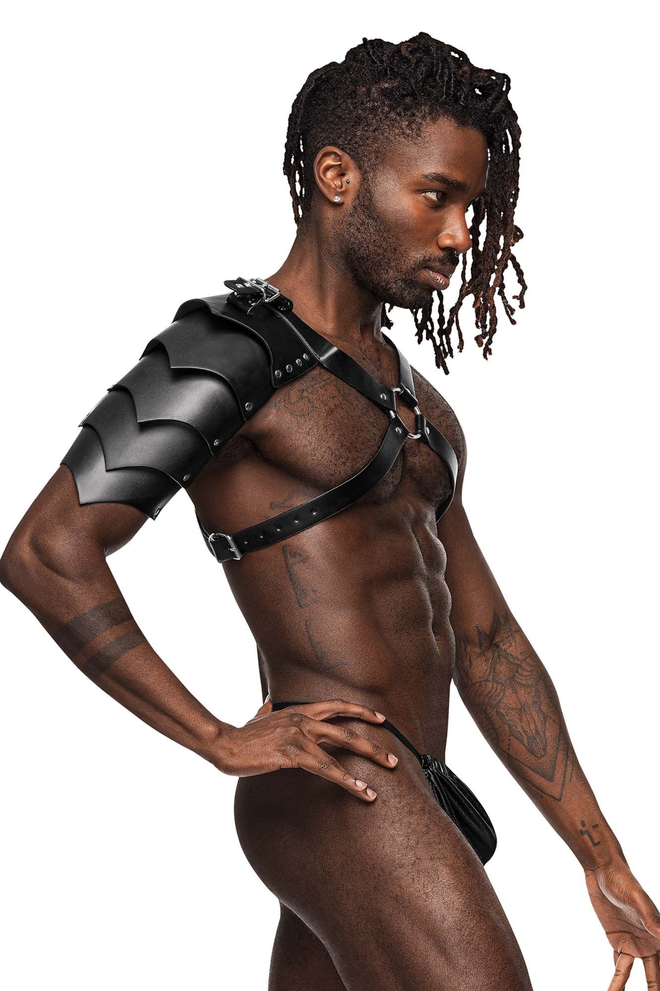 Male Power 593-266 PU Leather Aquarius Harness - Image 5