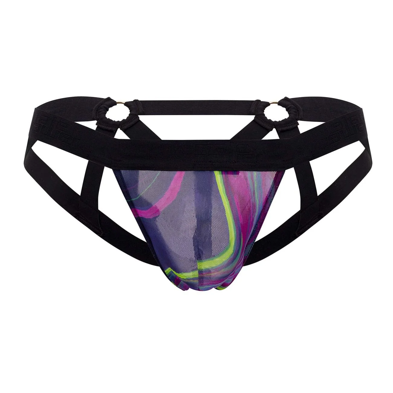 Male Power Galactic Strappy Ring Jock (352-278) - Image 2