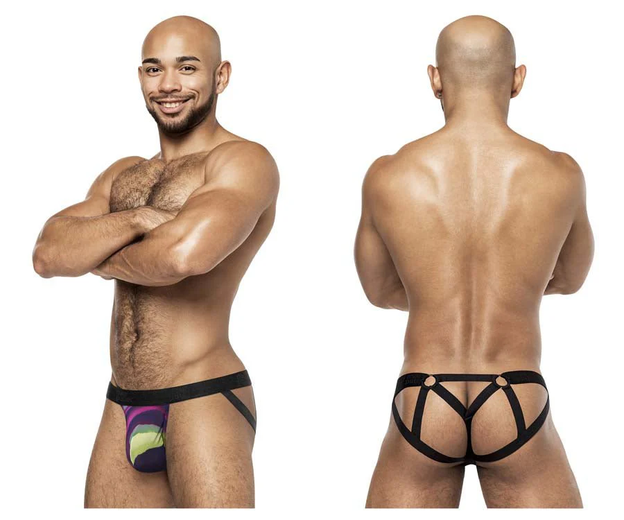 Male Power Galactic Strappy Ring Jock (352-278) - Image 3