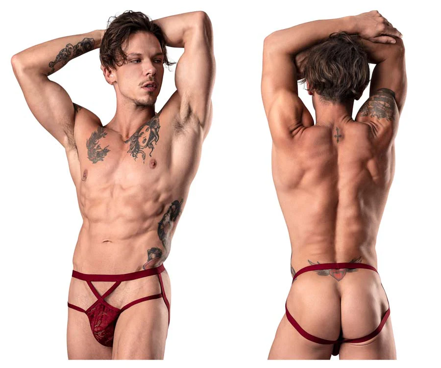 Male Power Lucifer Strappy Jockstrap 394-289 - Image 2