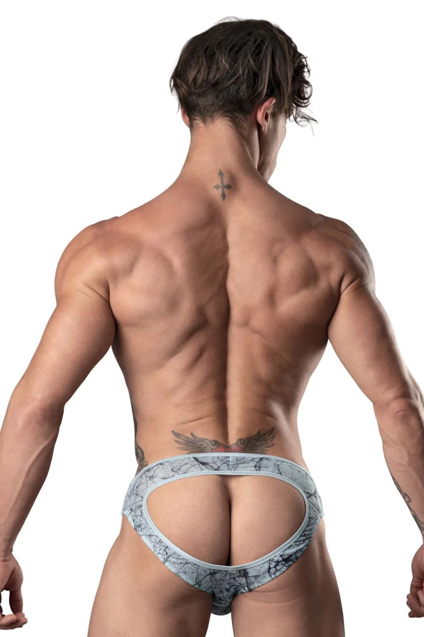 Male Power Marble Mesh Mini Moonshine Jock Brief 304-290 - Image 5