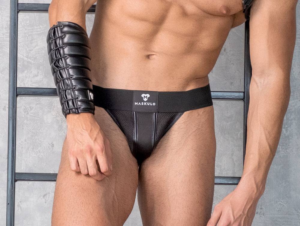 Maskulo Black Mesh Jockstrap - Image 2