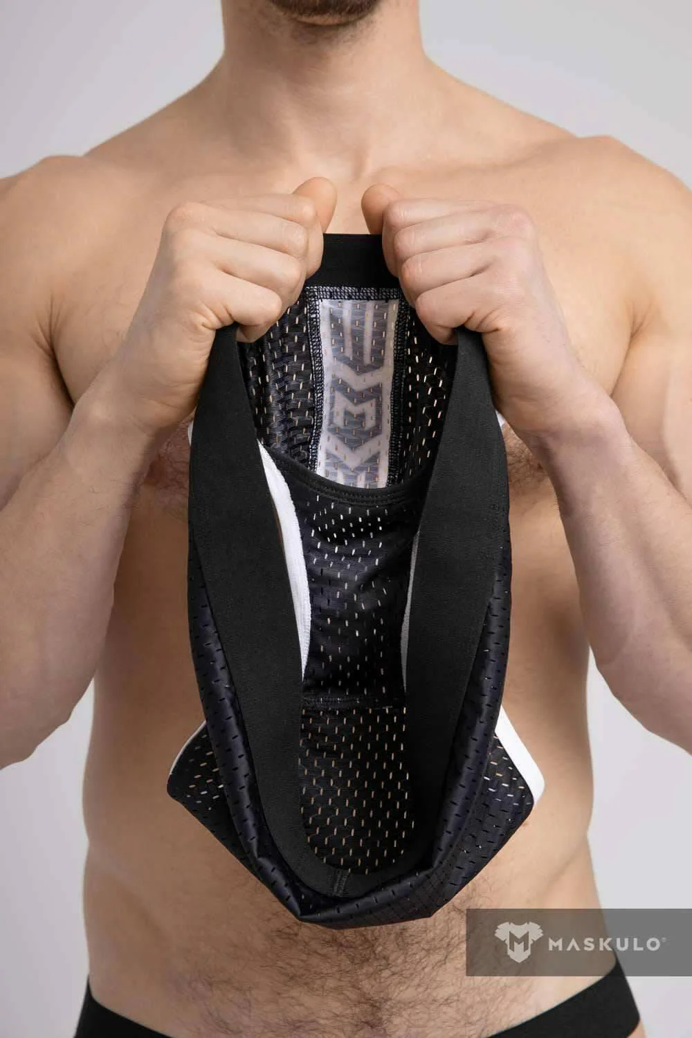 Maskulo Printed Mesh Brief - Image 10