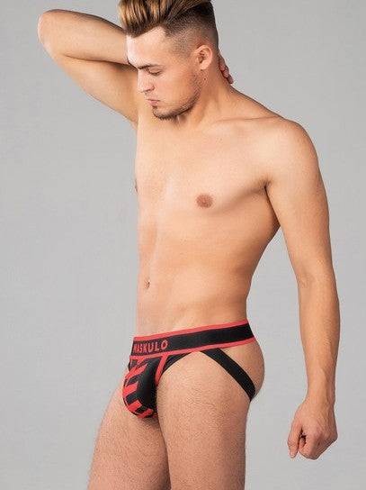 Maskulo Skulla Jockstrap with Zipper - Image 7