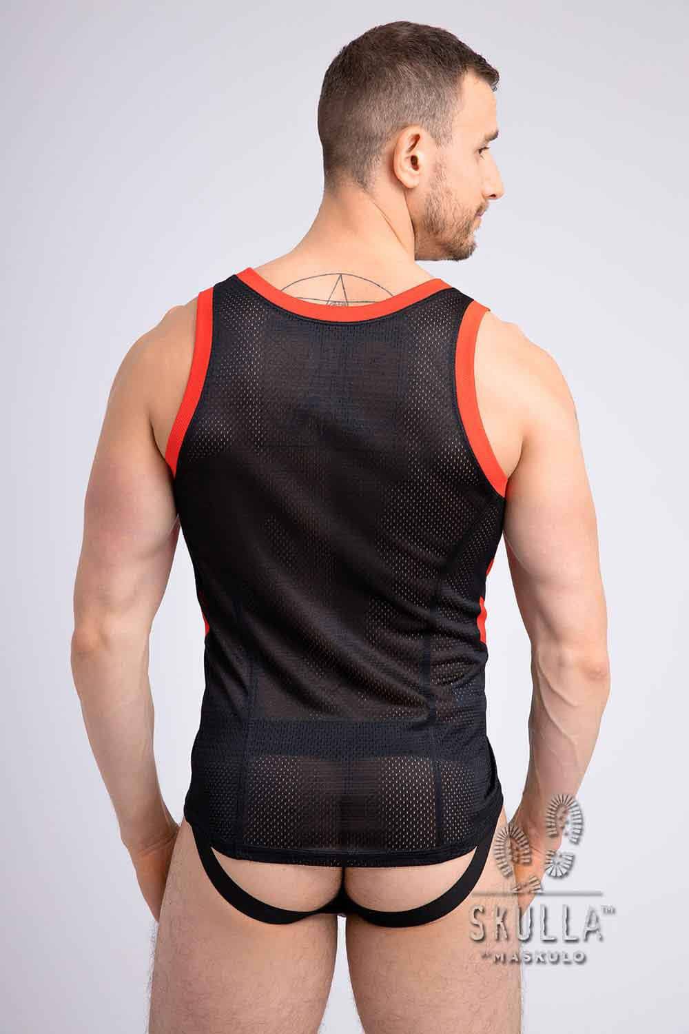 Maskulo Skulla Mesh Tank - Image 2