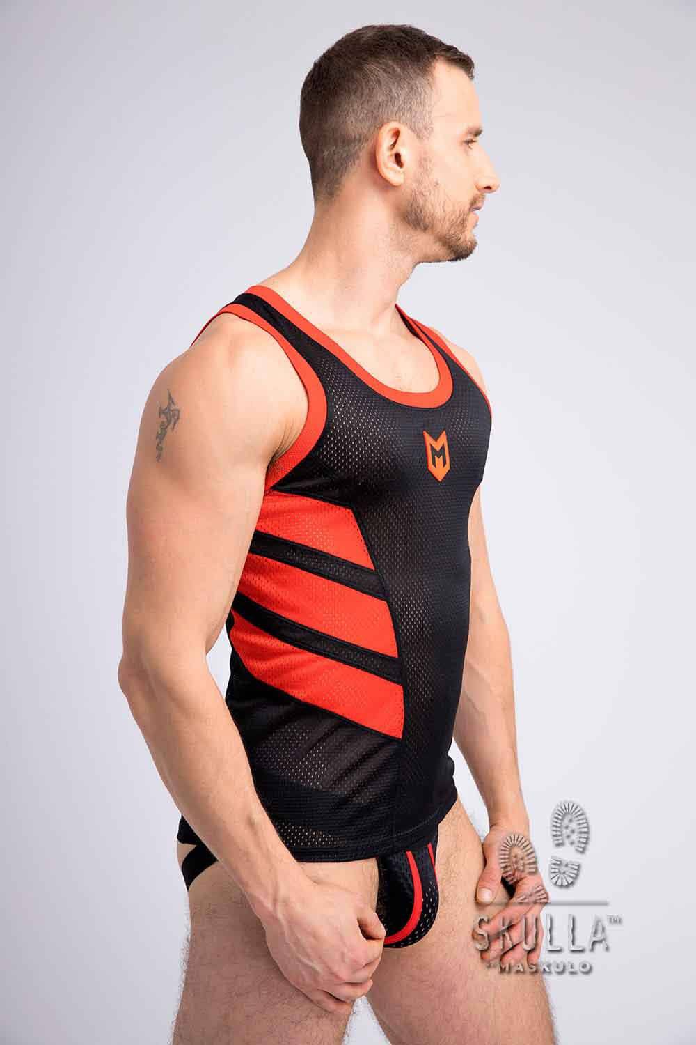 Maskulo Skulla Mesh Tank - Image 3