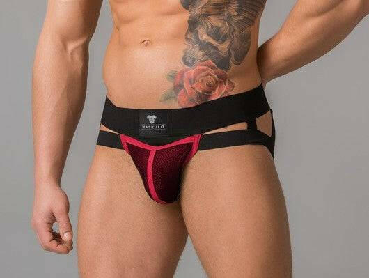 Maskulo Youngero Jockstrap with Mesh Cod Piece - Image 10