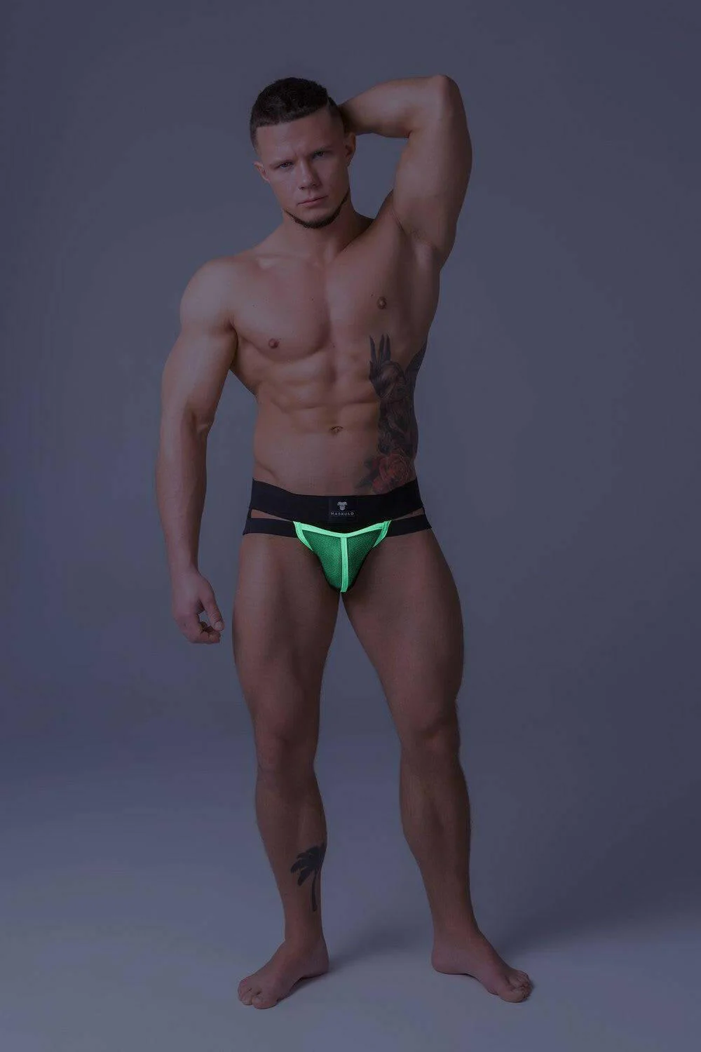 Maskulo Youngero Jockstrap with Mesh Cod Piece - Image 15