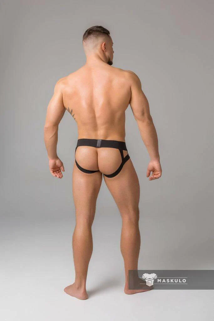 Maskulo Youngero Jockstrap with Mesh Cod Piece - Image 17