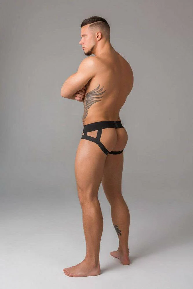 Maskulo Youngero Jockstrap with Mesh Cod Piece - Image 2