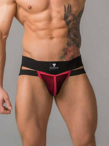 Maskulo Youngero Jockstrap with Mesh Cod Piece - Image 7