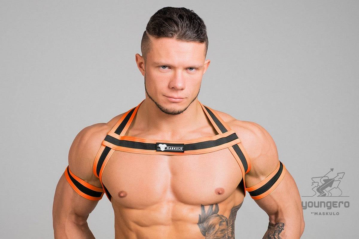 Maskulo Youngero Rubber Harness With Bicep Bands - Image 10