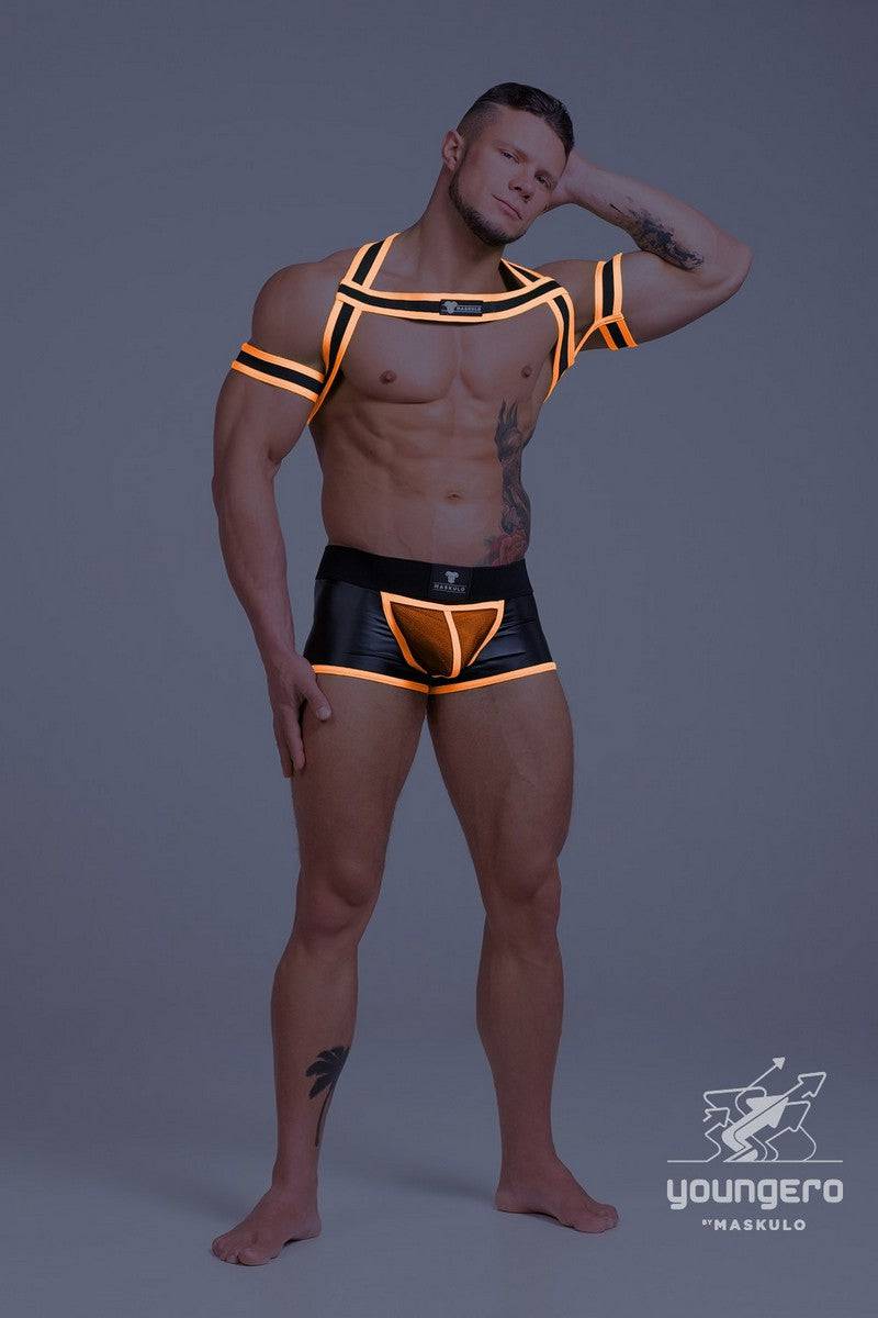 Maskulo Youngero Rubber Harness With Bicep Bands - Image 11