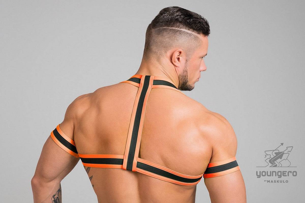 Maskulo Youngero Rubber Harness With Bicep Bands - Image 8
