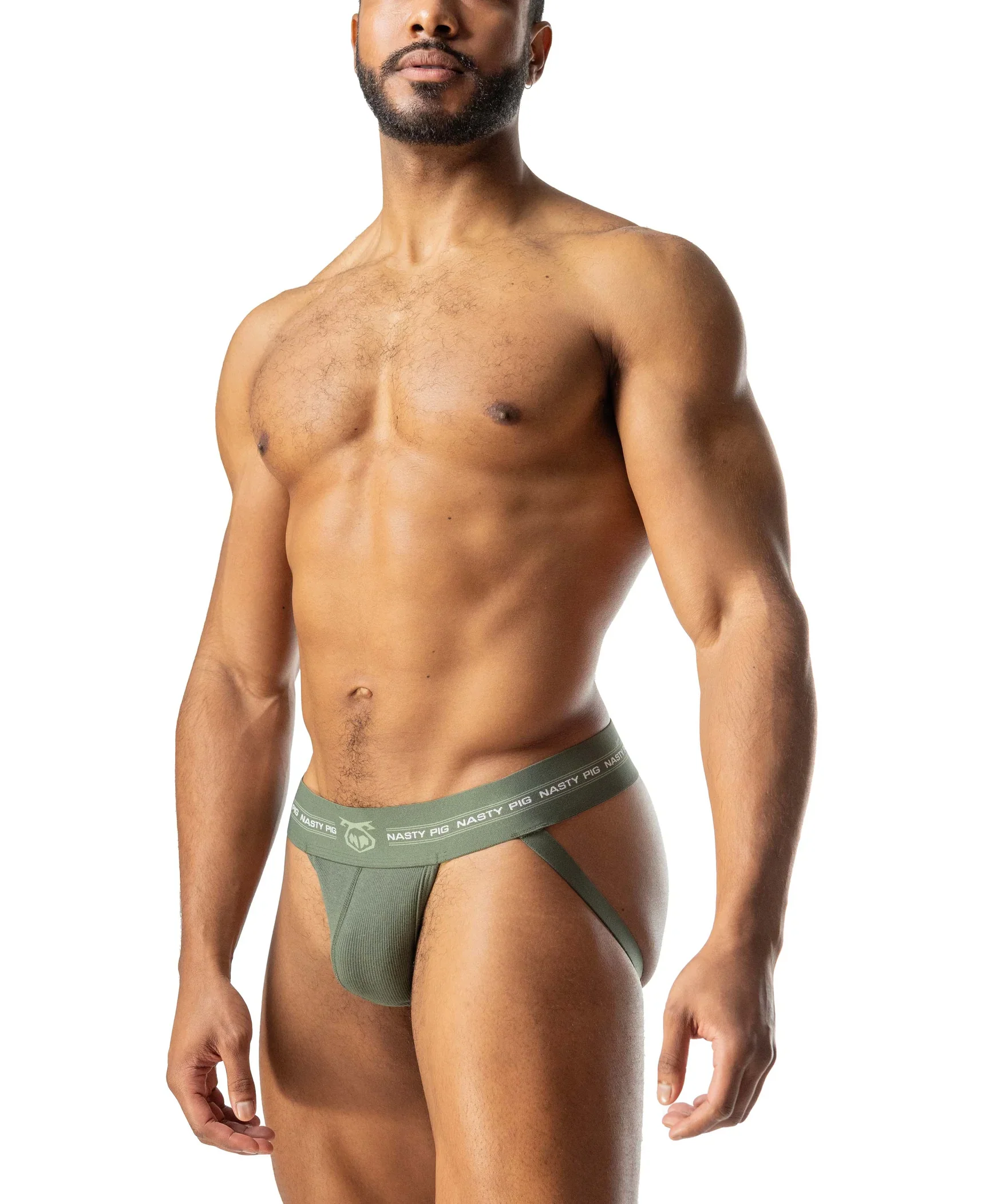 Nasty Pig Core Jockstrap 3.0 in Army Green - Image 2