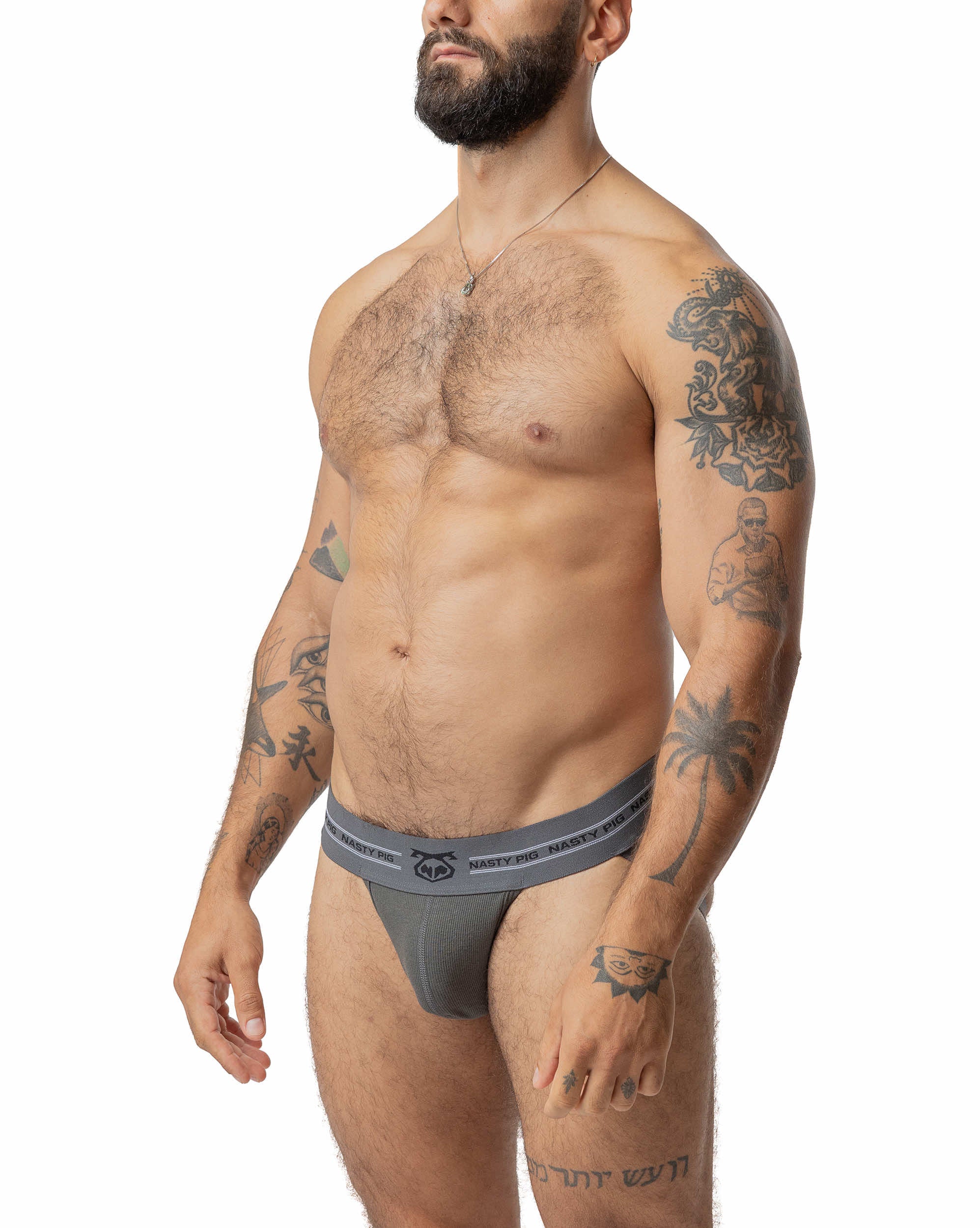 Nasty Pig Core Jockstrap 3.0 in Charcoal Grey - Image 3