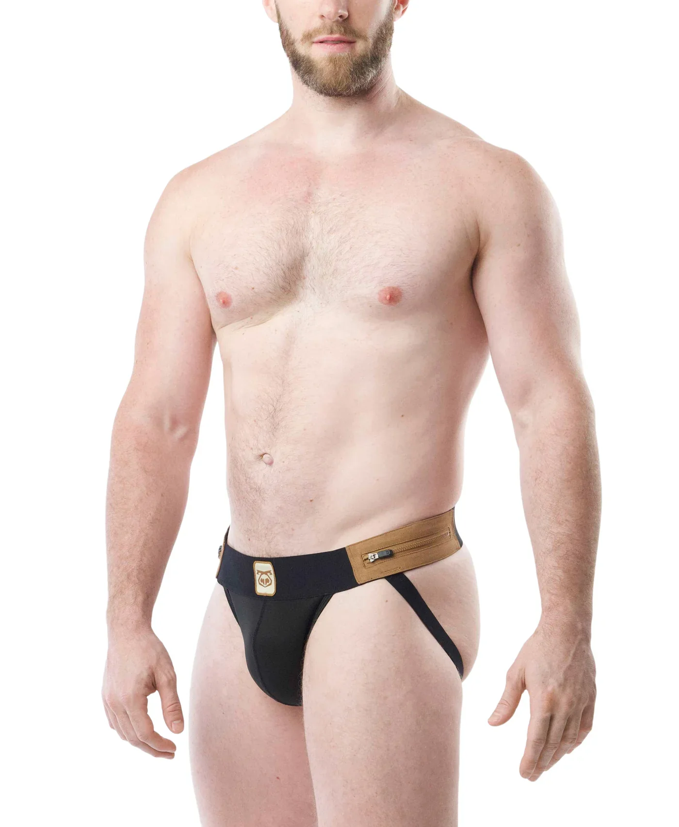 Nasty Pig Forge Jockstrap in Black/Coconut - Image 2