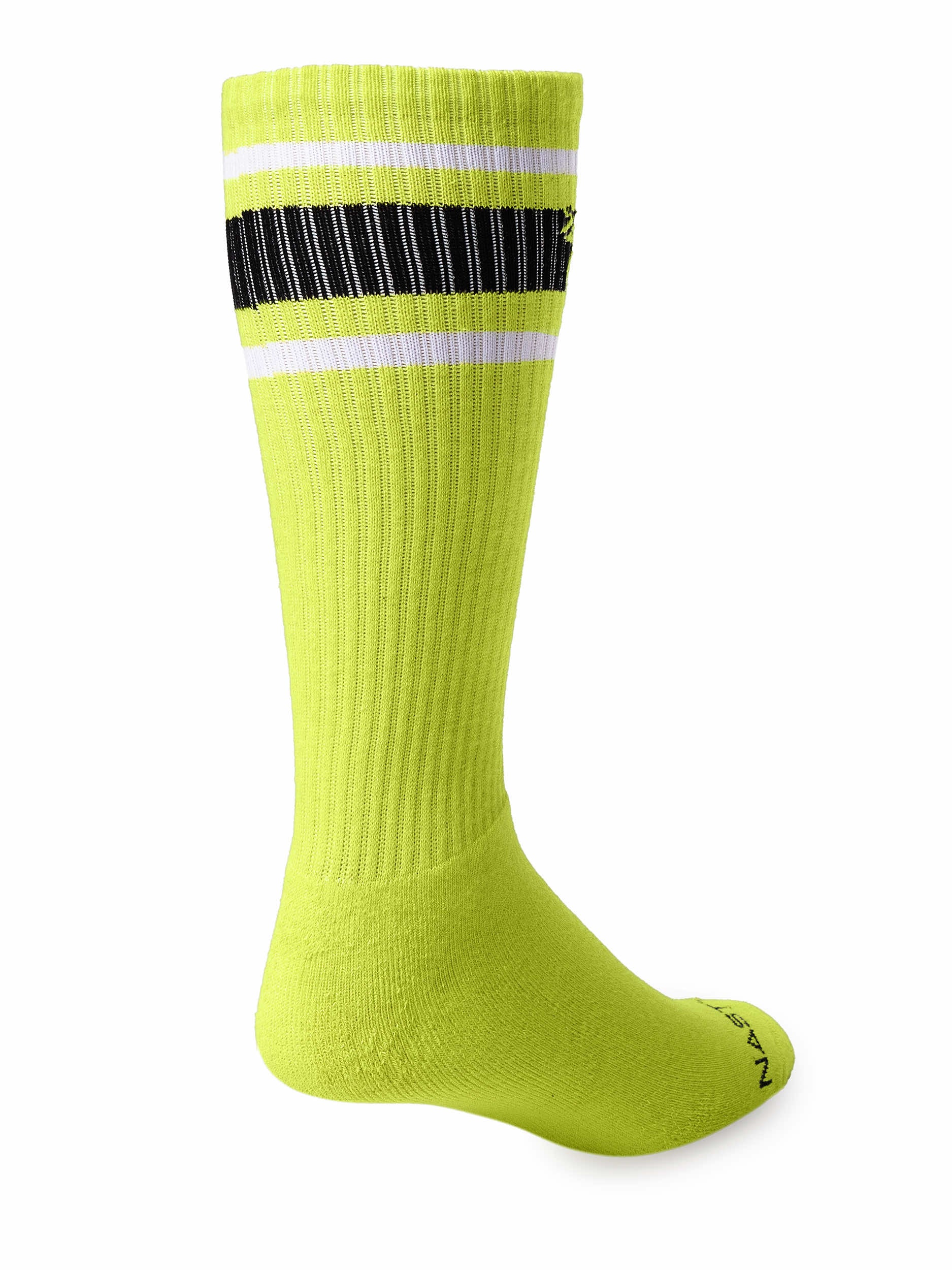 Nasty Pig Hook'd Up Sport Sock in Acid Lime - Image 3