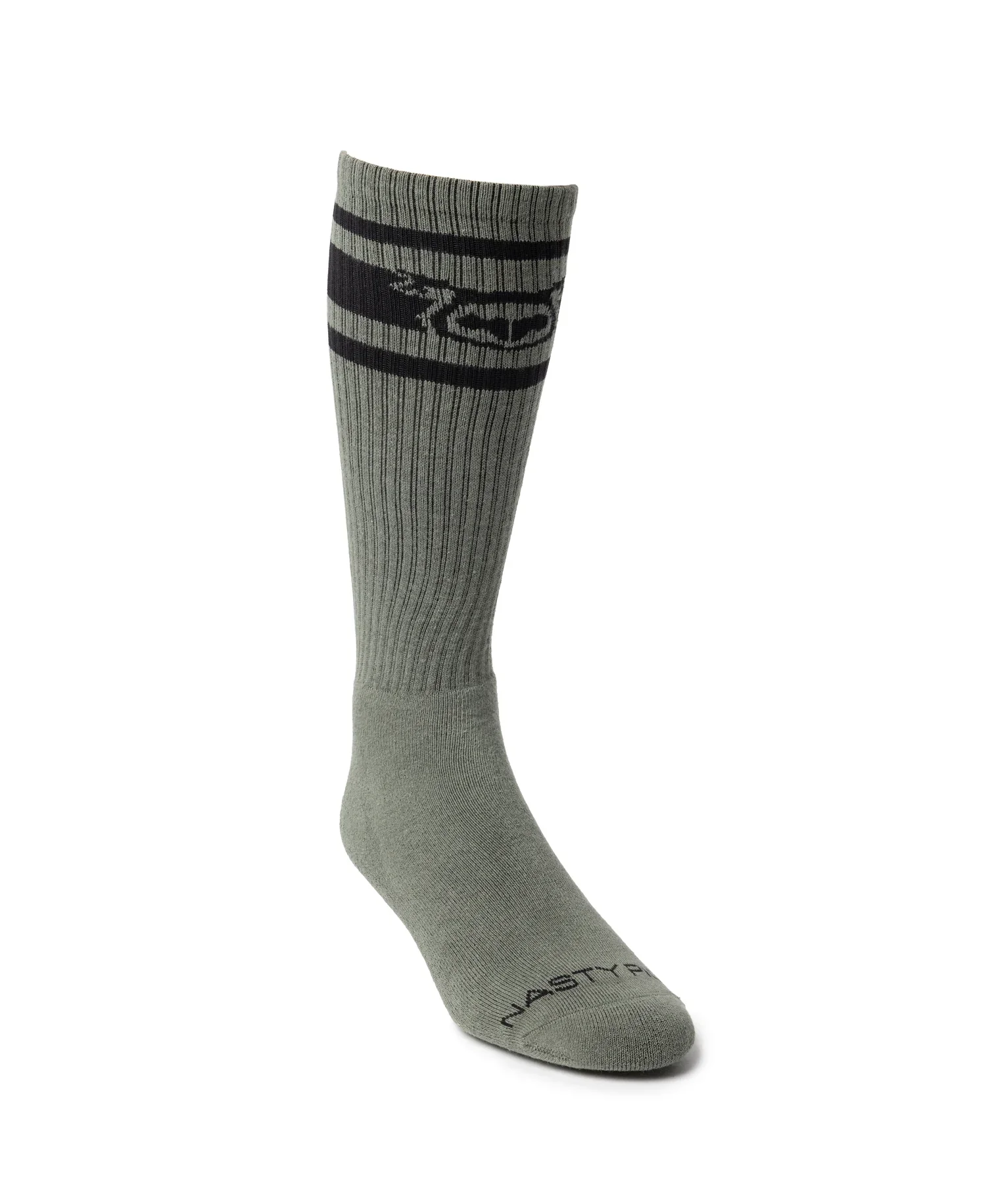 Nasty Pig Hook'd Up Sport Sock in Army Green - Image 2