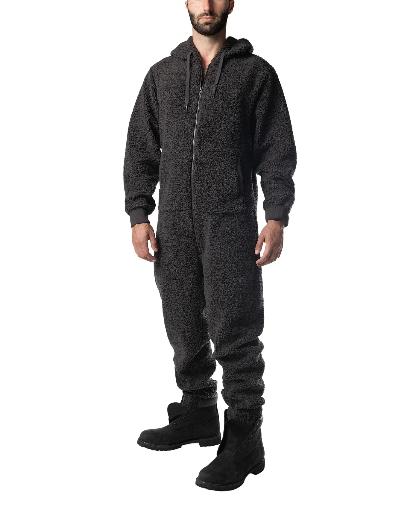 Nasty Pig Teddy Union Suit in Magnet Grey - Image 4
